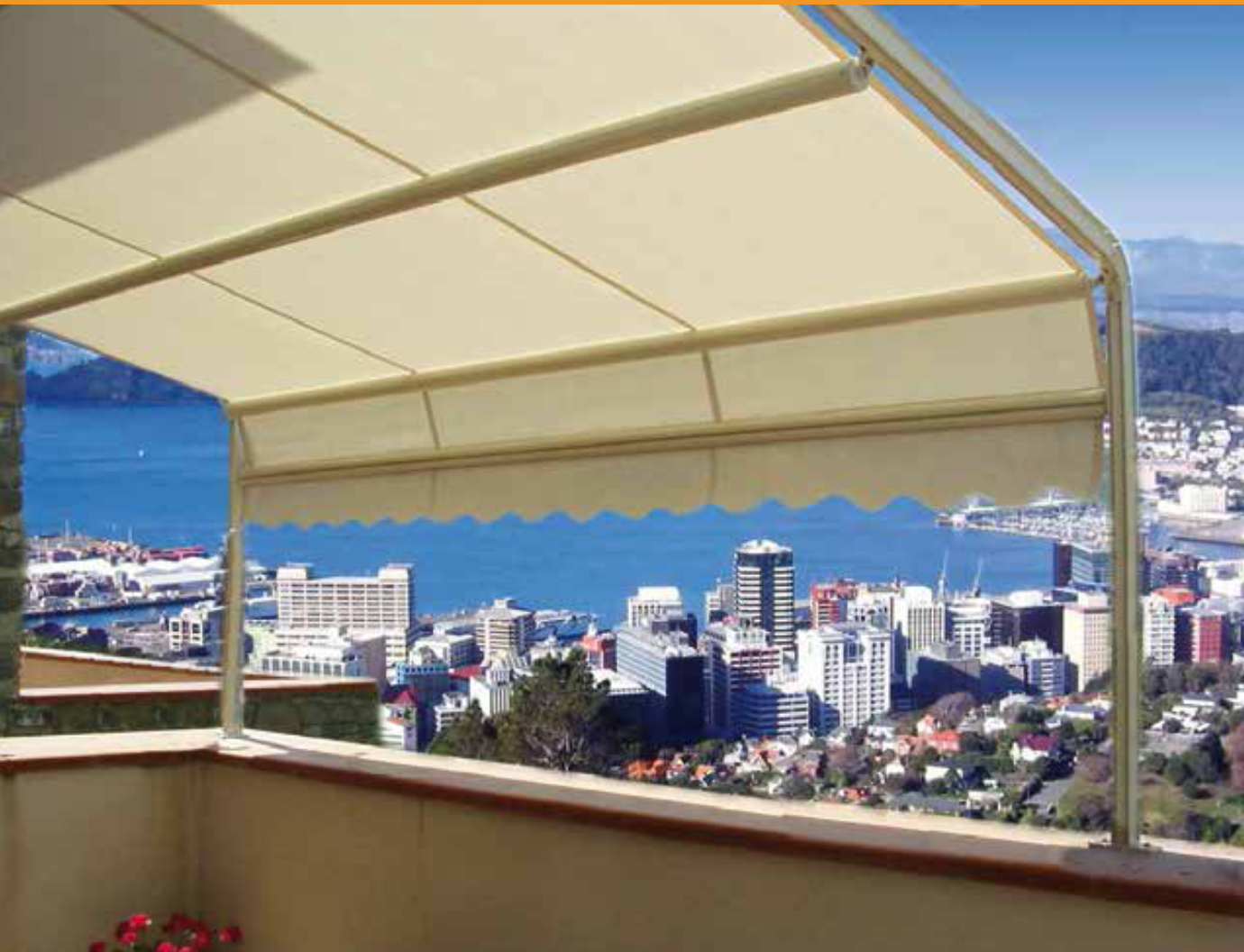Tenda da sole per terrazzo panoramico